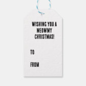 Étiquettes-cadeau Meowy Christmas ! (Dos)