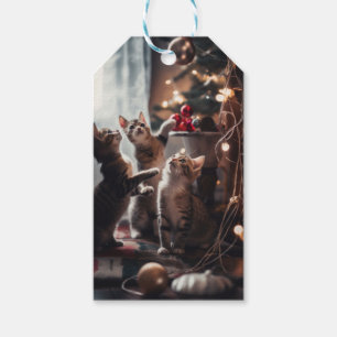 Étiquettes-cadeau Meowy Christmas !