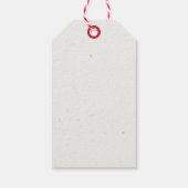 Étiquettes-cadeau Meowy Christmas adorable chat (Dos)