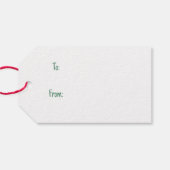 Étiquettes-cadeau Meowy Christmas Cats (Dos (Horizontal))