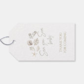 Étiquettes-cadeau Mer bientôt baby shower (Dos (Horizontal))