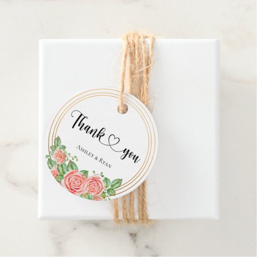 Étiquettes Cadeau Merci (En situation)