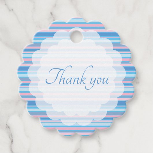 Étiquettes Cadeau Merci (Devant)