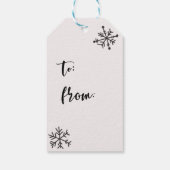 Étiquettes-cadeau Merci à Latte (Dos)