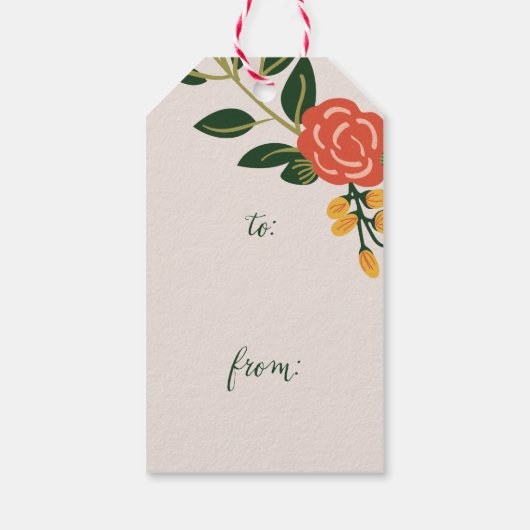 Étiquettes-cadeau Merci à Latte (Dos)