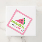 Étiquettes Cadeau Merci A Melon Pastèque Anniversaire Merci (En situation)