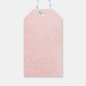 Étiquettes-cadeau Merci à papillon flou doux 16 (Dos)