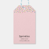 Étiquettes-cadeau 'Merci à un groupe de trous' mignonne beigne d'aqu (Dos)