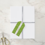Étiquettes-cadeau Merci à venir - 30e Motif numérique vert (Avec de la ficelle)