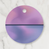 Étiquettes Cadeau Merci Abstrait moderne violet et rose (Dos)