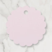 Étiquettes Cadeau Merci Aquarelle Ballons rose (Dos)