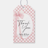 Étiquettes-cadeau Merci Arc  (Devant)