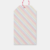 Étiquettes-cadeau Merci arc-en-ciel Favor (Dos)