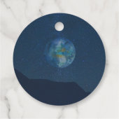 Étiquettes Cadeau Merci Astronaut fête d'anniversaire (Dos)