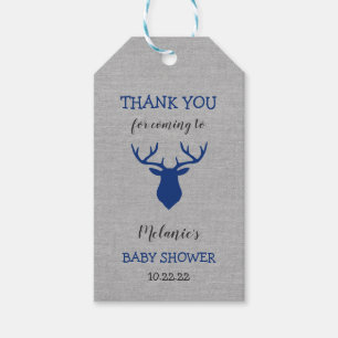 Étiquettes-cadeau Merci aux cerfs de Woodland pour le tag