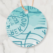 Étiquettes Cadeau Merci avion (Dos)