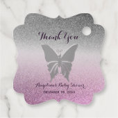 Étiquettes Cadeau Merci baby shower (Dos)