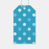 Étiquettes-cadeau Merci Ballons Bleus (Dos)