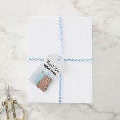Étiquettes-cadeau Merci Beary (Avec de laficelle)