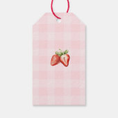 Étiquettes-cadeau Merci beaucoup fraise anniversaire (Dos)