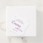 Étiquettes Cadeau Merci Bébé Pour Baby shower De Douche (En situation)