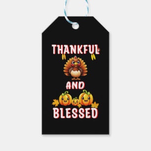 Étiquettes-cadeau Merci béni 23 US Maple Novembre Thanksgiving