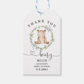 Étiquettes-cadeau Merci bérez beaucoup de faveur tag (Devant)