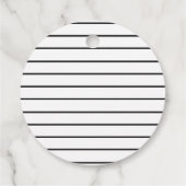 Étiquettes Cadeau Merci Blue Doughnut (Dos)