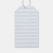 Étiquettes-cadeau Merci Blue Hydrangea Fête des mariées Customisée (Dos)