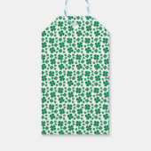 Étiquettes-cadeau Merci chien Shamrock vert (Dos)