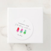 Étiquettes Cadeau Merci Chilling With me Popsicle Anniversaire (En situation)