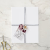 Étiquettes-cadeau Merci d'abondance florale rustique Favoriser (Avec de la ficelle)