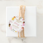 Étiquettes Cadeau Merci d'anniversaire de la fée magique (En situation)