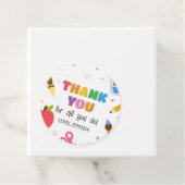 Étiquettes Cadeau Merci d'appréciation de l'enseignant (En situation)