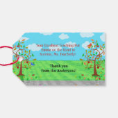 Étiquettes-cadeau Merci d'appréciation de l'enseignant | Animaux de  (Dos (Horizontal))