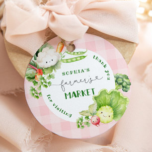 Étiquettes Cadeau Merci d'avoir visité l'anniversaire du marché des