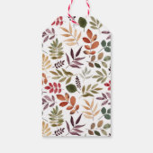 Étiquettes-cadeau Merci de Baby shower Citrouille rustique (Dos)