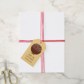 Étiquettes-cadeau Merci de bombe au chocolat chaud (Avec de la ficelle)