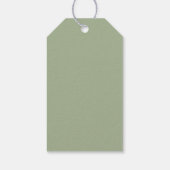 Étiquettes-cadeau Merci de cluster hydrocouleur Succulent (Dos)