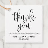 Étiquettes Cadeau Merci DE COULEUR MODIFIABLE LCC (Devant)