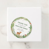 Étiquettes Cadeau Merci de couronne de bois Whimsical (En situation)