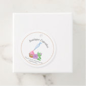 Étiquettes Cadeau Merci De Cupcake De Frosting Aquarelle (En situation)