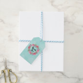 Étiquettes-cadeau Merci de  de courroie d'aquarelle florale (Avec de laficelle)