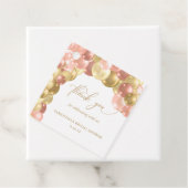 Étiquettes Cadeau Merci de Fête des mariées à arc de ballon (En situation)