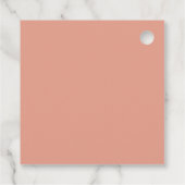 Étiquettes Cadeau Merci de Fête des mariées à arc de ballon (Dos)