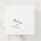 Étiquettes Cadeau Merci de Fête des mariées Boho moderne (En situation)