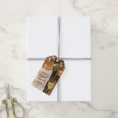 Étiquettes-cadeau Merci de Fête des mariées de automne rustique (Avec de la ficelle)