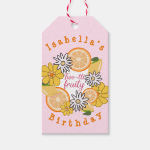 Étiquettes-cadeau Merci de fruits à deux tti de citron doux