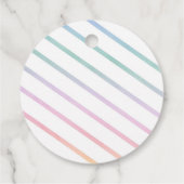 Étiquettes Cadeau Merci de glace modifiable (Dos)