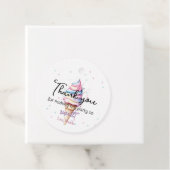 Étiquettes Cadeau Merci de glace modifiable (En situation)